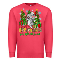 Cardinal i want a hippopotamus for christmas Premium Sweatshirt - Zillion Design Studio
