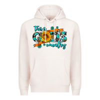 Pale Pink this is gods country sunflower Premium Hoodie - AdoDesignShop
