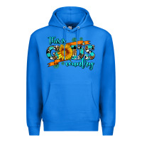 True Royal this is gods country sunflower Premium Hoodie - AdoDesignShop