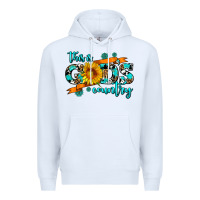 White this is gods country sunflower Premium Hoodie - AdoDesignShop