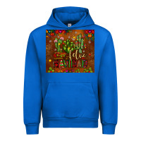 Cobalt feliz navidad cactus Urban Hoodie - JahusDesignShop