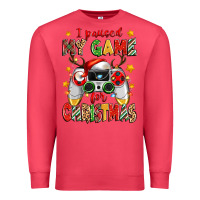 Cardinal i paused my game for christmas Premium Sweatshirt - Zillion Design Studio