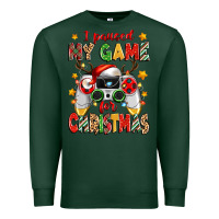 Sports Green i paused my game for christmas Premium Sweatshirt - Zillion Design Studio