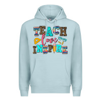 Blue Mist teach love inspire Premium Hoodie - AdoDesignShop