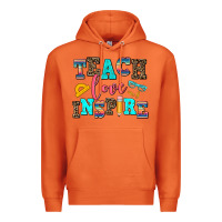Carrot teach love inspire Premium Hoodie - AdoDesignShop