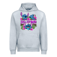 Heather Grey preview flower stitch 5th grade Urban Hoodie - AdoDesignShop