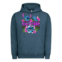 Pigment Midnight Navy preview flower stitch 5th grade Urban Hoodie - AdoDesignShop