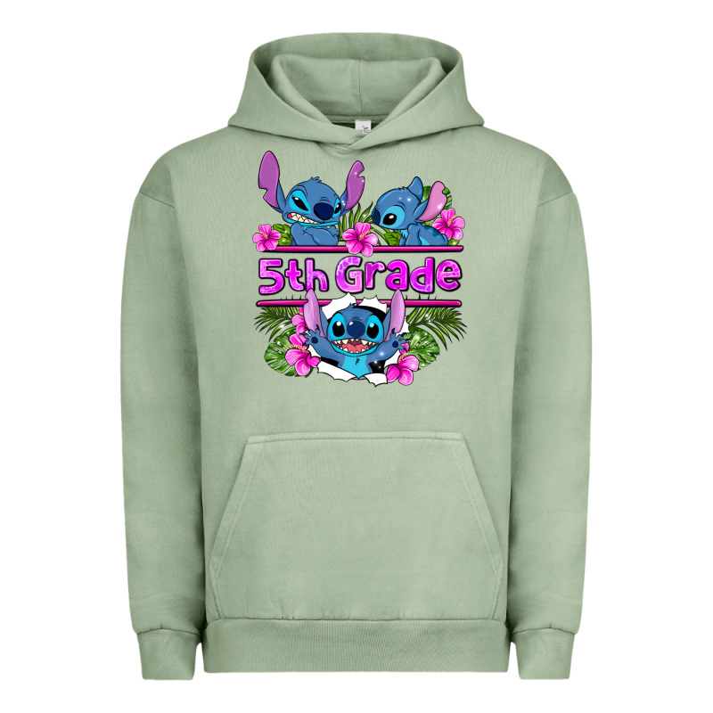 Preview Flower Stitch 5th Grade Urban Hoodie by AdoDesignShop | Teevron