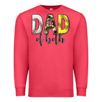 Dad Of Both With Softball And Baseball Premium Sweatshirt | Teevron