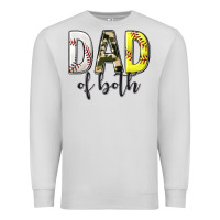 Dove Grey dad of both with softball and baseball Premium Sweatshirt - texasbilliewilder