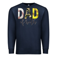 Navy dad of both with softball and baseball Premium Sweatshirt - texasbilliewilder