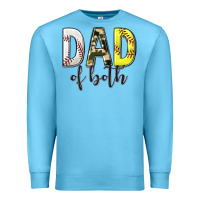 Ocean Blue dad of both with softball and baseball Premium Sweatshirt - texasbilliewilder
