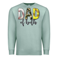 Seafoam dad of both with softball and baseball Premium Sweatshirt - texasbilliewilder