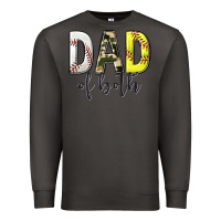 Smoke dad of both with softball and baseball Premium Sweatshirt - texasbilliewilder