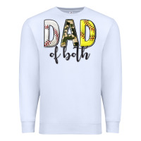 White dad of both with softball and baseball Premium Sweatshirt - texasbilliewilder