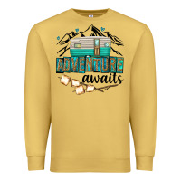 Antique Gold adventure awaits Premium Sweatshirt - texasbilliewilder