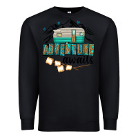Black adventure awaits Premium Sweatshirt - texasbilliewilder