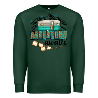 Sports Green adventure awaits Premium Sweatshirt - texasbilliewilder