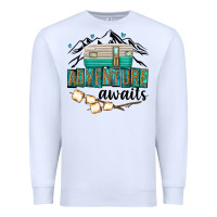 White adventure awaits Premium Sweatshirt - texasbilliewilder