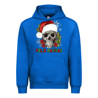 Cobalt feliz navidad skull cactus Urban Hoodie - JahusDesignShop