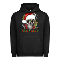 Feliz Navidad Skull Cactus Urban Hoodie | Teevron