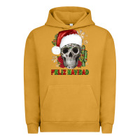 Pigment Peanut Butter feliz navidad skull cactus Urban Hoodie - JahusDesignShop