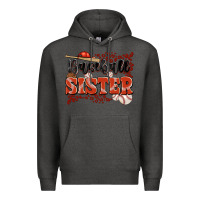 Charcoal Heather baseball sister Premium Hoodie - JahusDesignShop