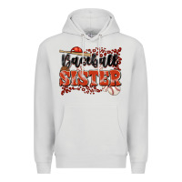 Dove Grey baseball sister Premium Hoodie - JahusDesignShop