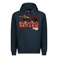 Navy baseball sister Premium Hoodie - JahusDesignShop