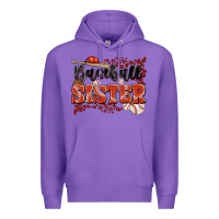 Purple baseball sister Premium Hoodie - JahusDesignShop