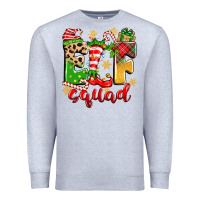 Heather Grey elf squad Premium Sweatshirt - Zillion Design Studio