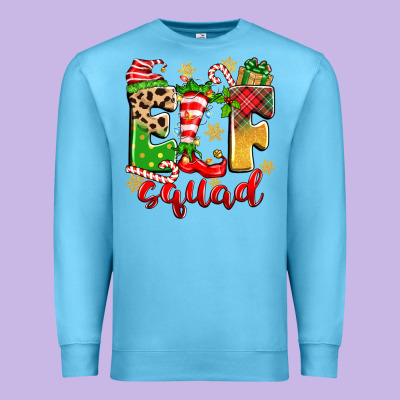 Elf Squad Premium Sweatshirt Designed By Zillion Design Studio