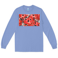 Colony Blue watermelon strawberry cowhide cup Long Sleeve Tee - BarkalooDesign