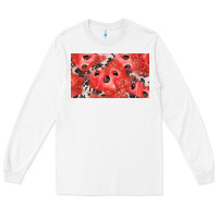 White watermelon strawberry cowhide cup Long Sleeve Tee - BarkalooDesign
