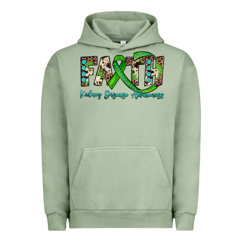 Faith Kidney Disease Awareness Urban Hoodie by JahusDesignShop | Teevron