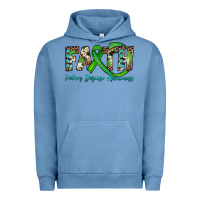 Pigment Pebble Blue faith kidney disease awareness Urban Hoodie - JahusDesignShop