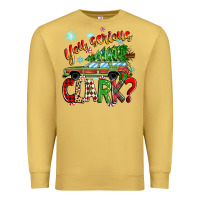 Antique Gold you serious clark Premium Sweatshirt - Zillion Design Studio