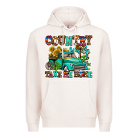 Pale Pink country roads take me home Premium Hoodie - AdoDesignShop