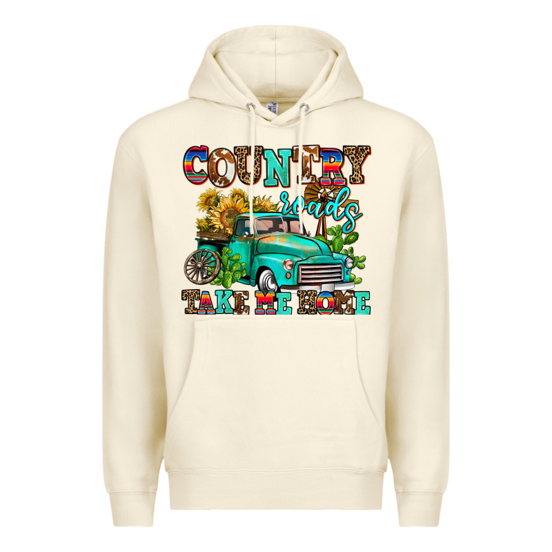 Country Roads Take Me Home Premium Hoodie by AdoDesignShop | Teevron