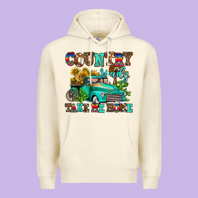 Country Roads Take Me Home Premium Hoodie Designed By Adodesignshop