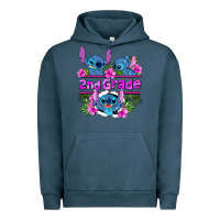 Pigment Midnight Navy preview flower stitch 2nd grade Urban Hoodie - AdoDesignShop
