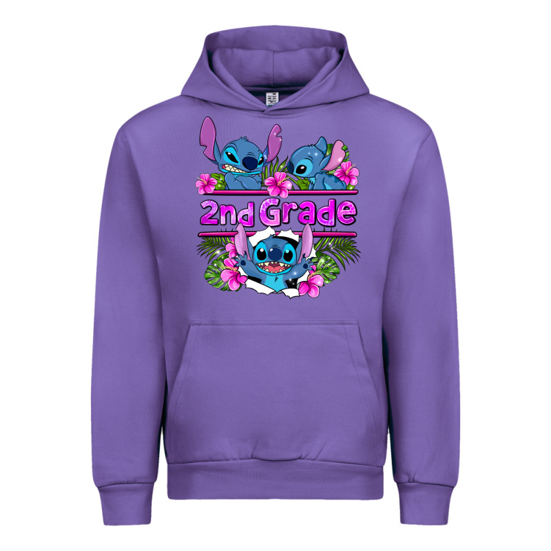 Preview Flower Stitch 2nd Grade Urban Hoodie by AdoDesignShop | Teevron