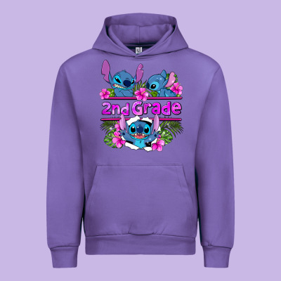 Preview Flower Stitch 2nd Grade Urban Hoodie Designed By Adodesignshop