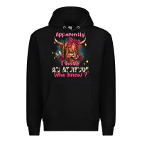 Black apparently i have an attitude who knew Premium Hoodie - JahusDesignShop