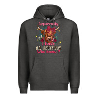 Charcoal Heather apparently i have an attitude who knew Premium Hoodie - JahusDesignShop