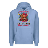 Colony Blue apparently i have an attitude who knew Premium Hoodie - JahusDesignShop