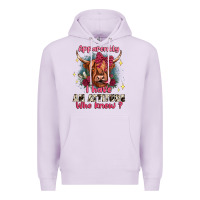Lilac apparently i have an attitude who knew Premium Hoodie - JahusDesignShop