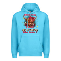 Ocean Blue apparently i have an attitude who knew Premium Hoodie - JahusDesignShop
