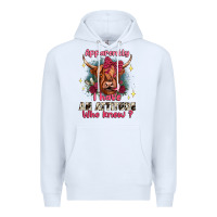 White apparently i have an attitude who knew Premium Hoodie - JahusDesignShop