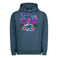 Pigment Midnight Navy preview flower stitch 1st grade Urban Hoodie - AdoDesignShop